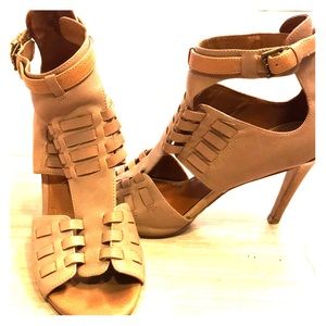Nine West khaki heels